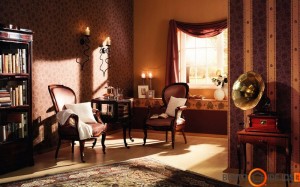 Komfortas, jaukumas ir prabanga klasikiniuose balduose ir interjere